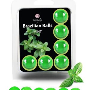 317 BRAZILIAN BALLS 6 BOLAS MENTA