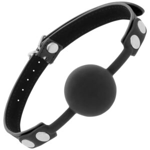 BLACK SILICONE BALL GAG