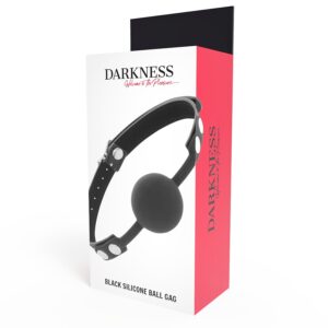 537 BLACK SILICONE BALL GAG