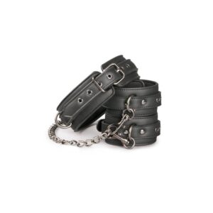 COLLAR WITH ANKLECUFF BLACK