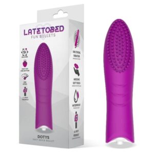 DOTYS EASY QUICK VIBRATING BULLET SILICONE ROXO