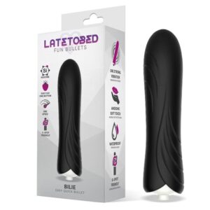 BILIE EASY QUICK VIBRATING BULLET SILICONE PRETO