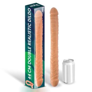 TRENT DOUBLE REALISTIC DILDO FLESH 44 CM