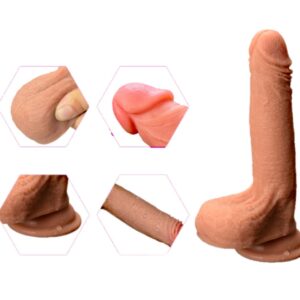 1907 KING DILDO COM VENTOSA ULTRA REALISTA