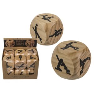 2475 DADOS DE MADEIRA KAMA SUTRA
