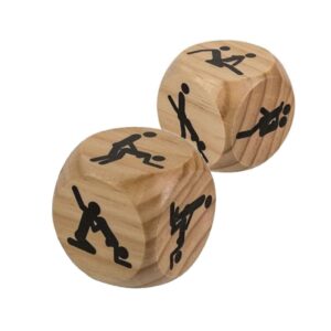 2476 DADOS DE MADEIRA KAMA SUTRA