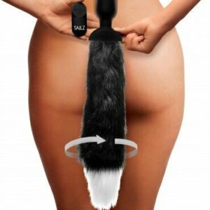 2483 PLUG ANAL VIBRADOR GIRATORIO ZORRO