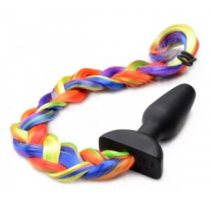 2489 PLUG ANAL VIBRADOR ARCO IRIS