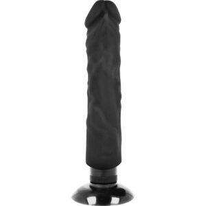 3123 BASECOCK REALISTIC VIBRATOR 2 1 BLACK 20CM