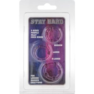10043 GET HARD THREE RINGS PURPLE
