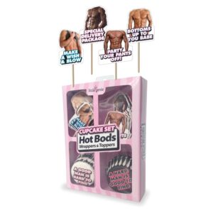 16732 CUPCAKE SET HOT BODS WRAPPERS TOPPERS