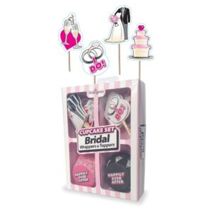 16735 CUPCAKE SET NAUGHTY WRAPPERS TOPPERS