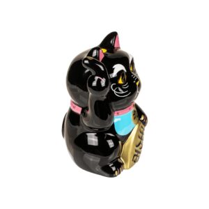18553 ANGRY CAT BLACK 15CM