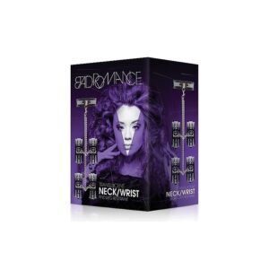 18823 BAD ROMANCE TRANSLUCENT NECKWRIST AND LEG RESTRAI
