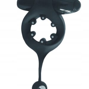 18861 MOJO MAGNETO VIBRATING COCK RING BLACK