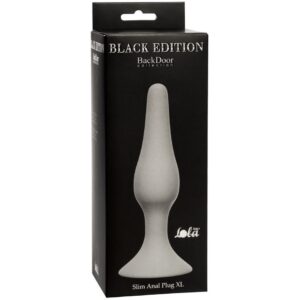 19291 BLACK EDITION SLIM ANAL PLUG XL