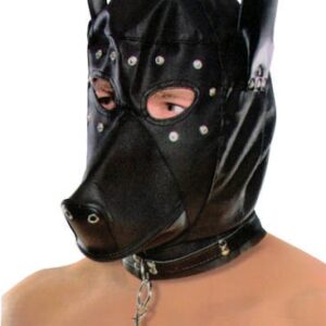 19599 FETISH FANTASY DOGGY HOOD AND LEASH