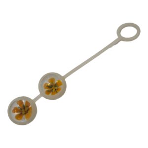 19614 FLOWER BENWA GLASS BALL