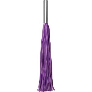 19909 LEATHER WHIP METAL PURPLE