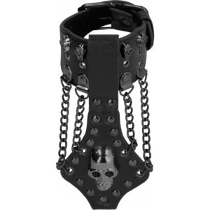 3361 SKULL BRACELET WITH CHAINS