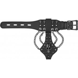 3362 SKULL BRACELET WITH CHAINS