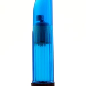 4834 CRYSTAL CLEAR LADY FINGER VIBRATOR BLUE