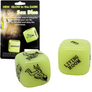 5421 GLOW IN THE DARK SEX DICE