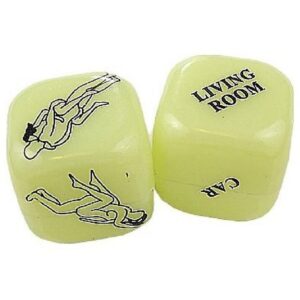 5422 GLOW IN THE DARK SEX DICE