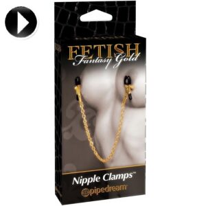 5711 FETISH FANTASY GOLD NIPPLE CLAMPS