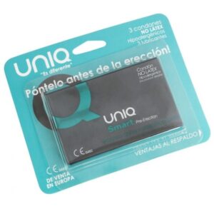 5727 UNIQ 3 CONDONES NO LATEX SAMART PRE ERECTION