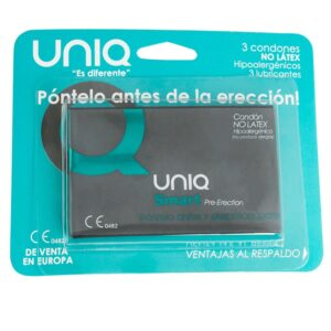 5728 UNIQ 3 CONDONES NO LATEX SAMART PRE ERECTION