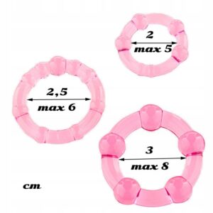 7468 GET HARD THREE RING PINK