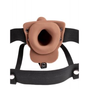 3904 6 HOLLOW STRAP ON WITH BALLS