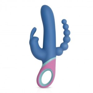 4081 VIBRADOR ROTATIVO DUPLO VICE ESTIMULACAO TRIPLA
