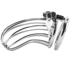 4556 METAL HARD COCK BIRD CAGE CHASTITY