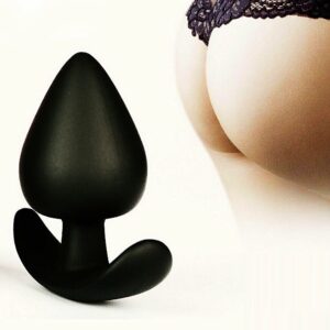 5642 PLUG ANAL SILICONE PRETO XL