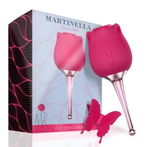 5691 ROSE CLITORIS ESTIMULADOR E VIBRATOR GOLD