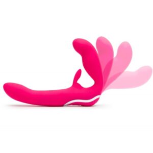 6645 STRAPLESS STRAP ON RABBIT