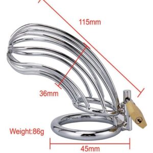 7115 META COCK CAGE BANANA SHAPE