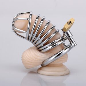 7124 METAL COCK CAGE SNAKE SHAPE