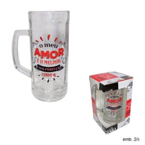7930 CANECA DE CERVEJA AMOR 500ML