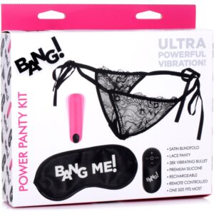 8204 KIT POWER PANTY BALA VIBRATORIA TANGA E MASCARA