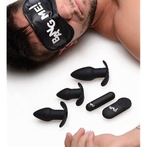 8218 KIT BACKDOOR ADVENTURE 3 PLUGS VIBRADOR E MASCARA