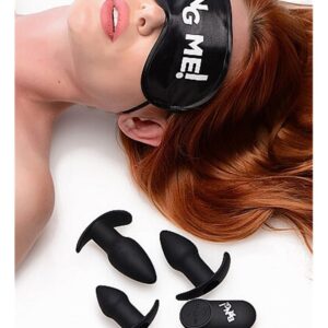 8219 KIT BACKDOOR ADVENTURE 3 PLUGS VIBRADOR E MASCARA