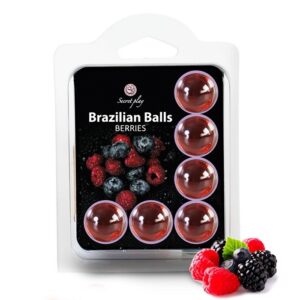 8285 BRAZILIAN BALLS 6 BOLAS FRUTAS DA FLORESTA