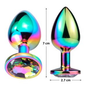 8303 PLUG ANAL MULTICOLOR JOURNEY TAMANHO S
