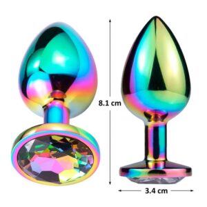 8306 PLUG ANAL MULTICOLOR JOURNEY TAMANHO M
