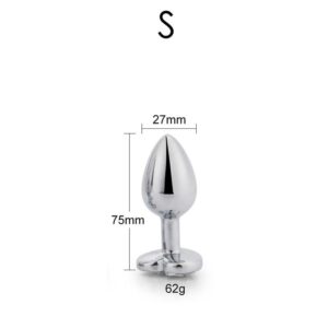 8323 PLUG ANAL VERMELHO SCARLATE CORACAO