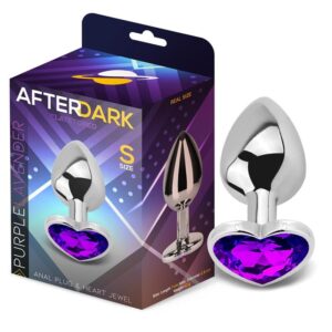 8331 PLUG ANAL CORACAO ROXO