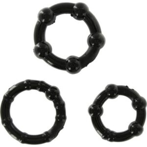 10038 STAY HARD RINGS BLACK